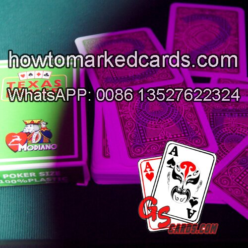 modiano texas holdem marked cards