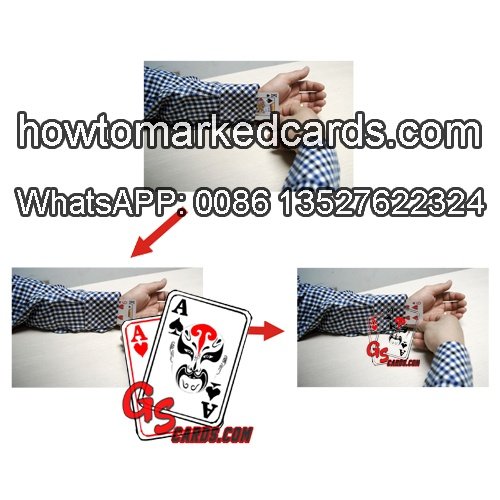 Cards trick poker cards exchanger cuff