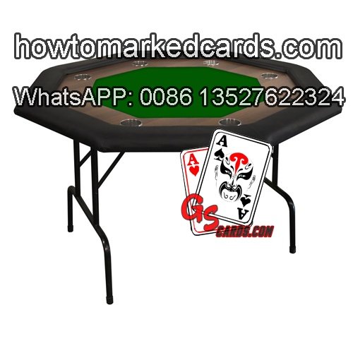 8 players folding octagon poker table