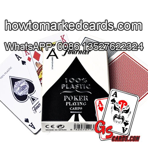 Fournier 2500 poker cards with marks