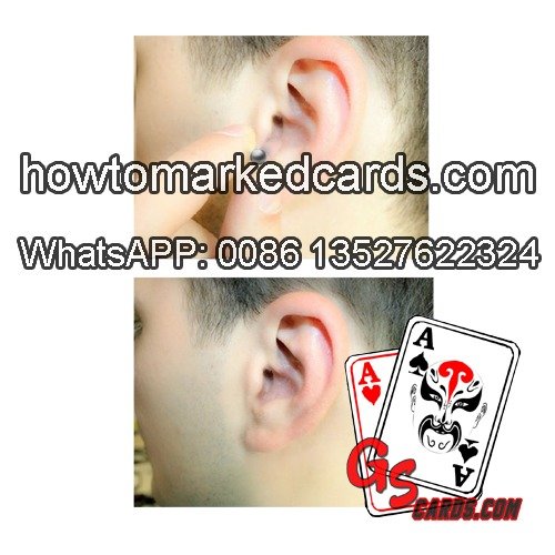 x-ray marked cards magnet earpiece