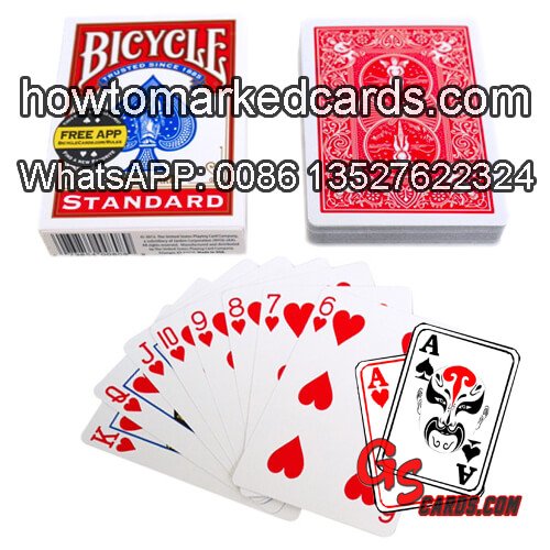 Marked cards Bicycle cards