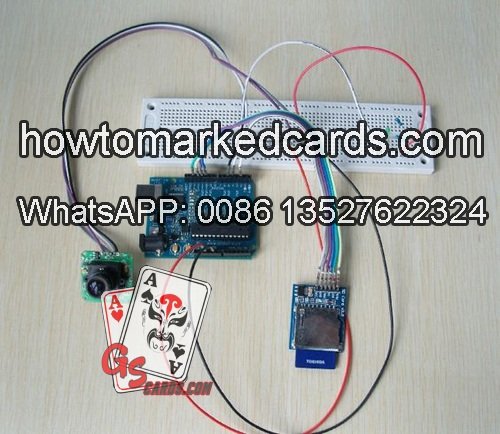 barcode playing cards scanner in poker cheat