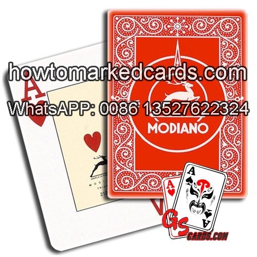 marked Modiano Black Jack