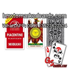 modiano marked gamble cards