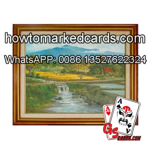 special ink marking poker wall frame photo camera